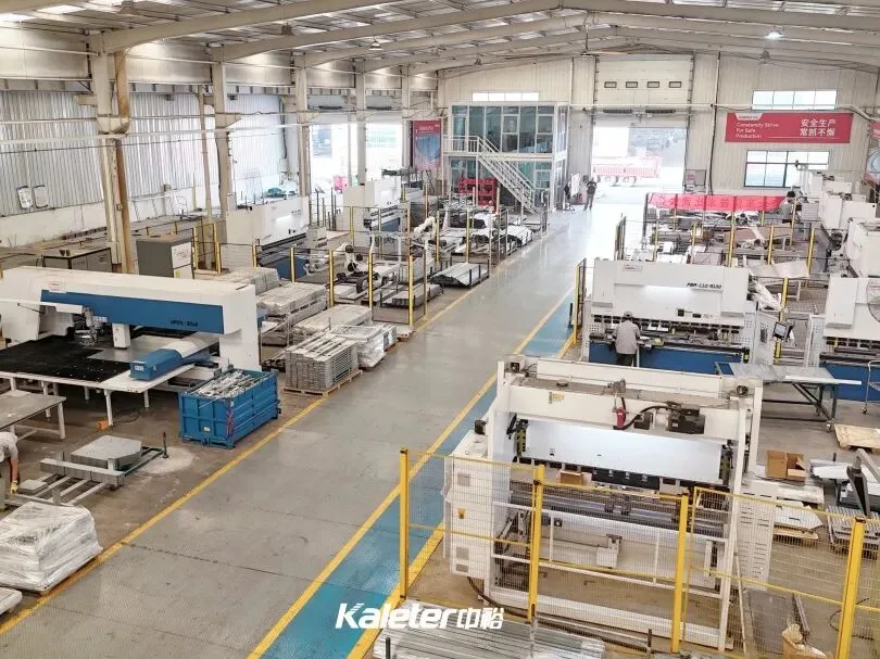 Fabrication workshop inside the Kaleter factory