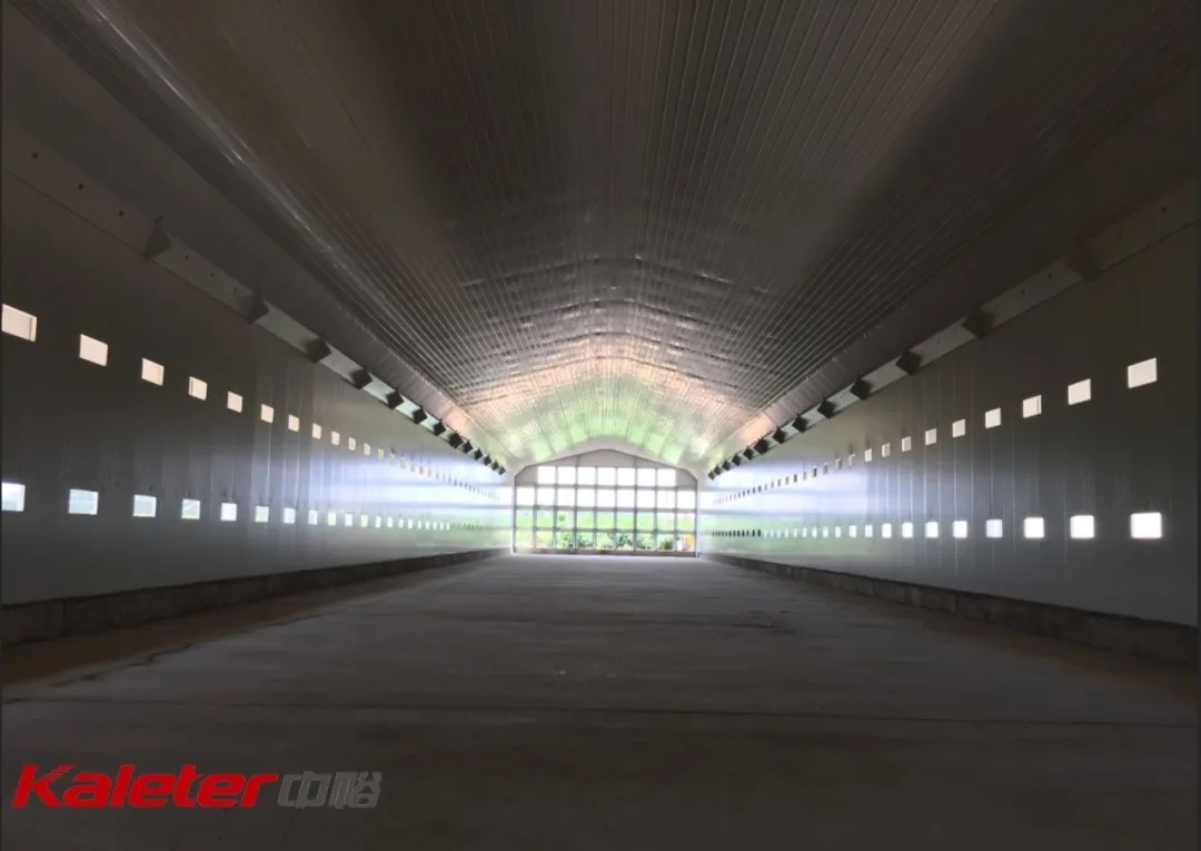 Finished steel-structure house interior