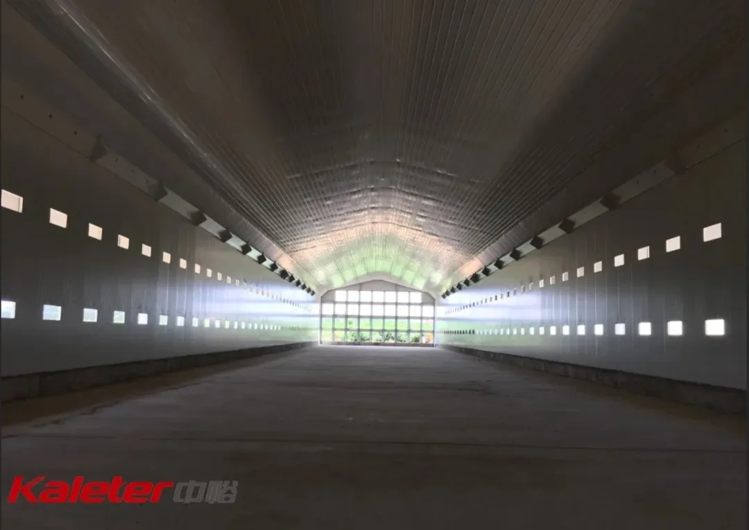 Finished steel-structure house interior