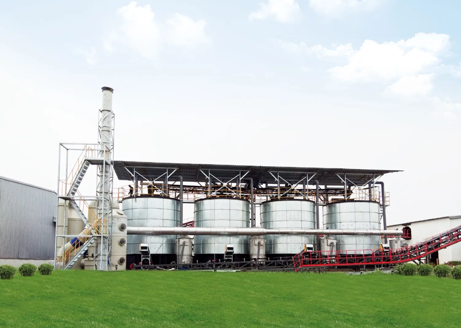 Manure fermentation tank