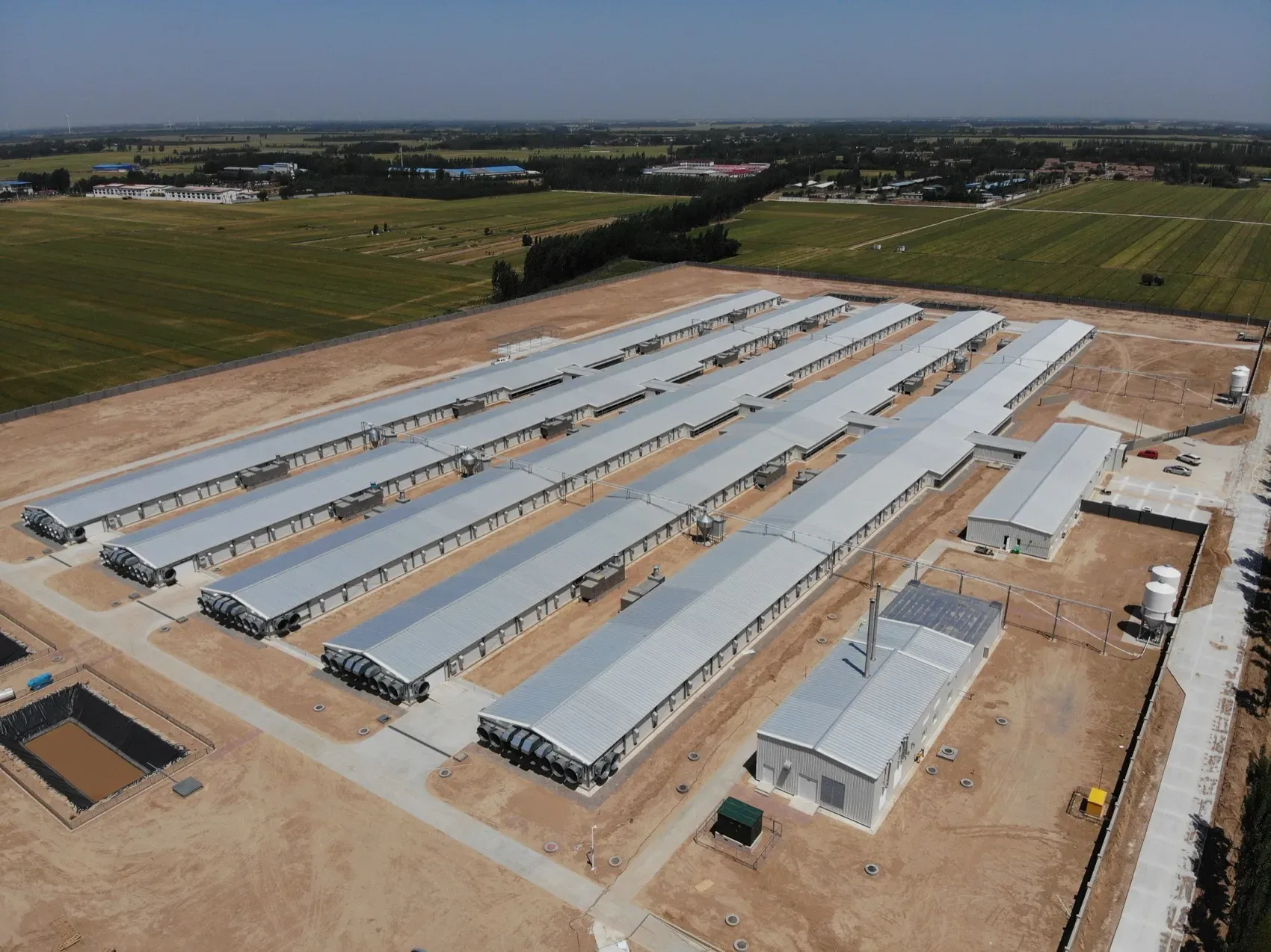 Completed grow-out complex